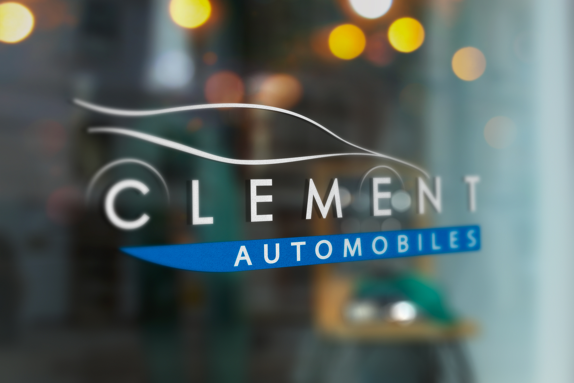Création du logo Clément Automobile - Mer|textebrut