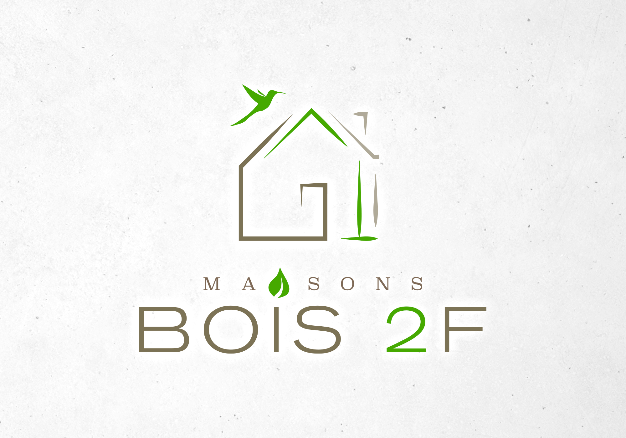 Création du logo MAISON BOIS2F - Blois|textebrut