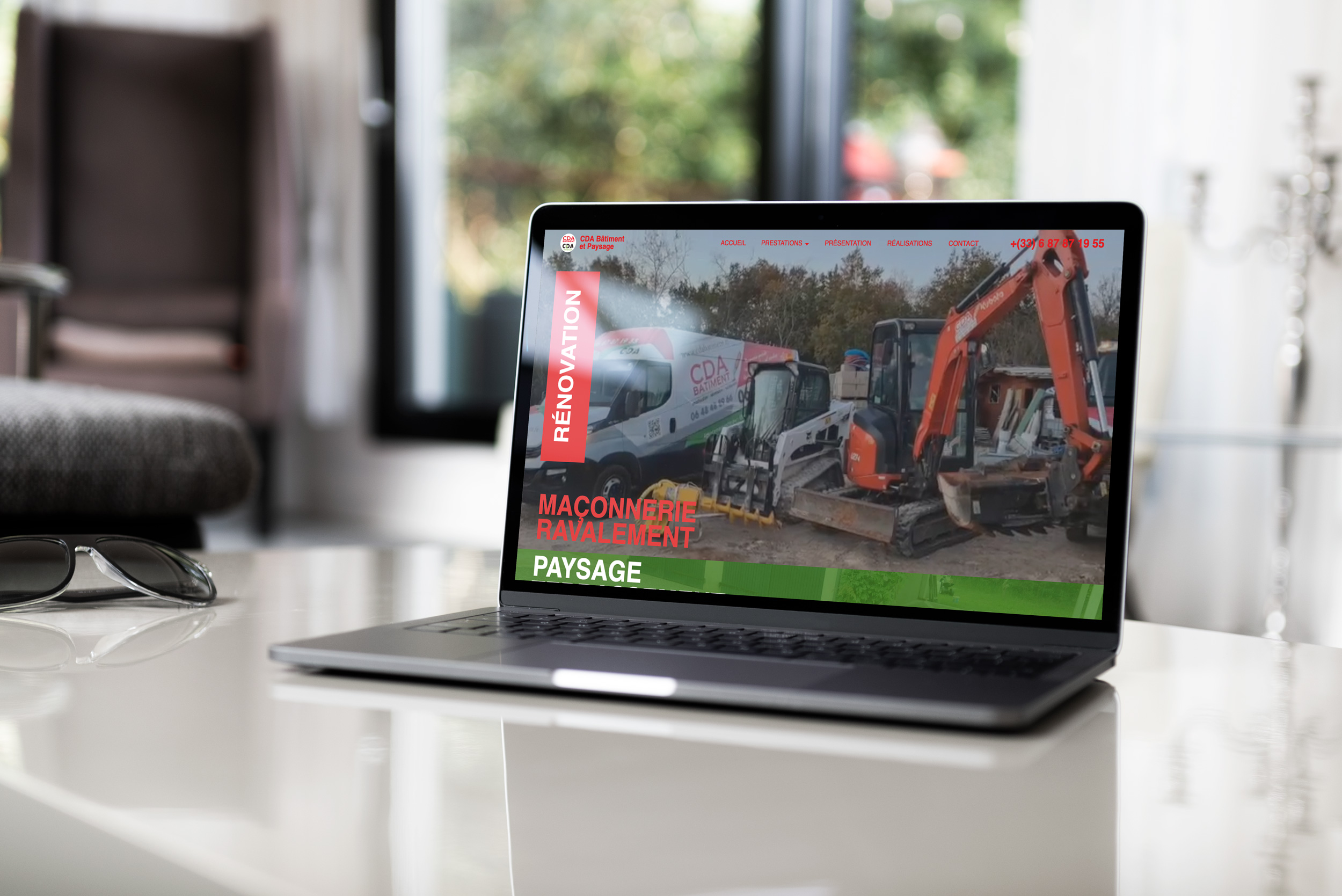 Site de l’entreprise CDA Bâtiment et Paysages|textebrut