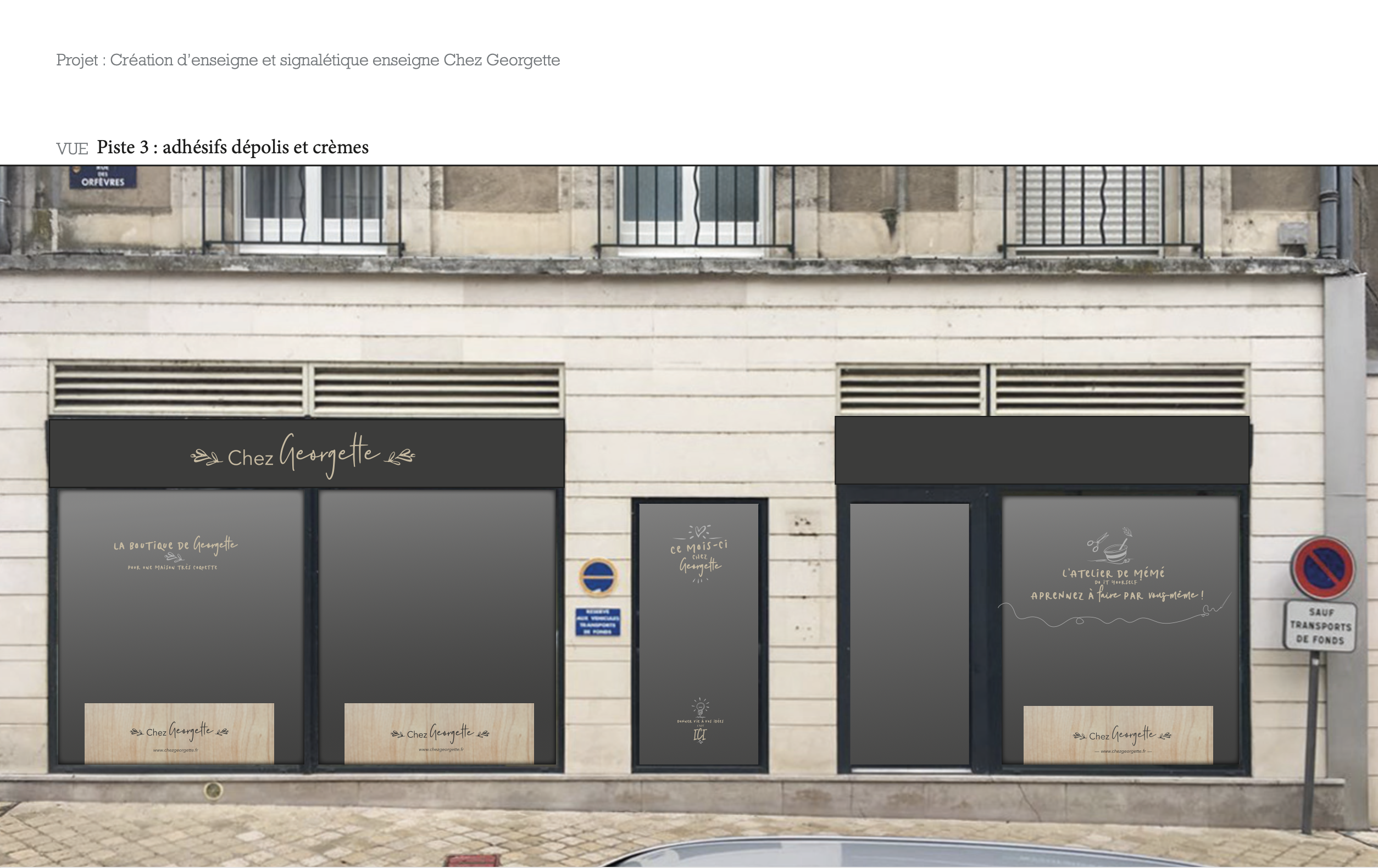 photomontage avant travaux Chez Georgette|textebrut