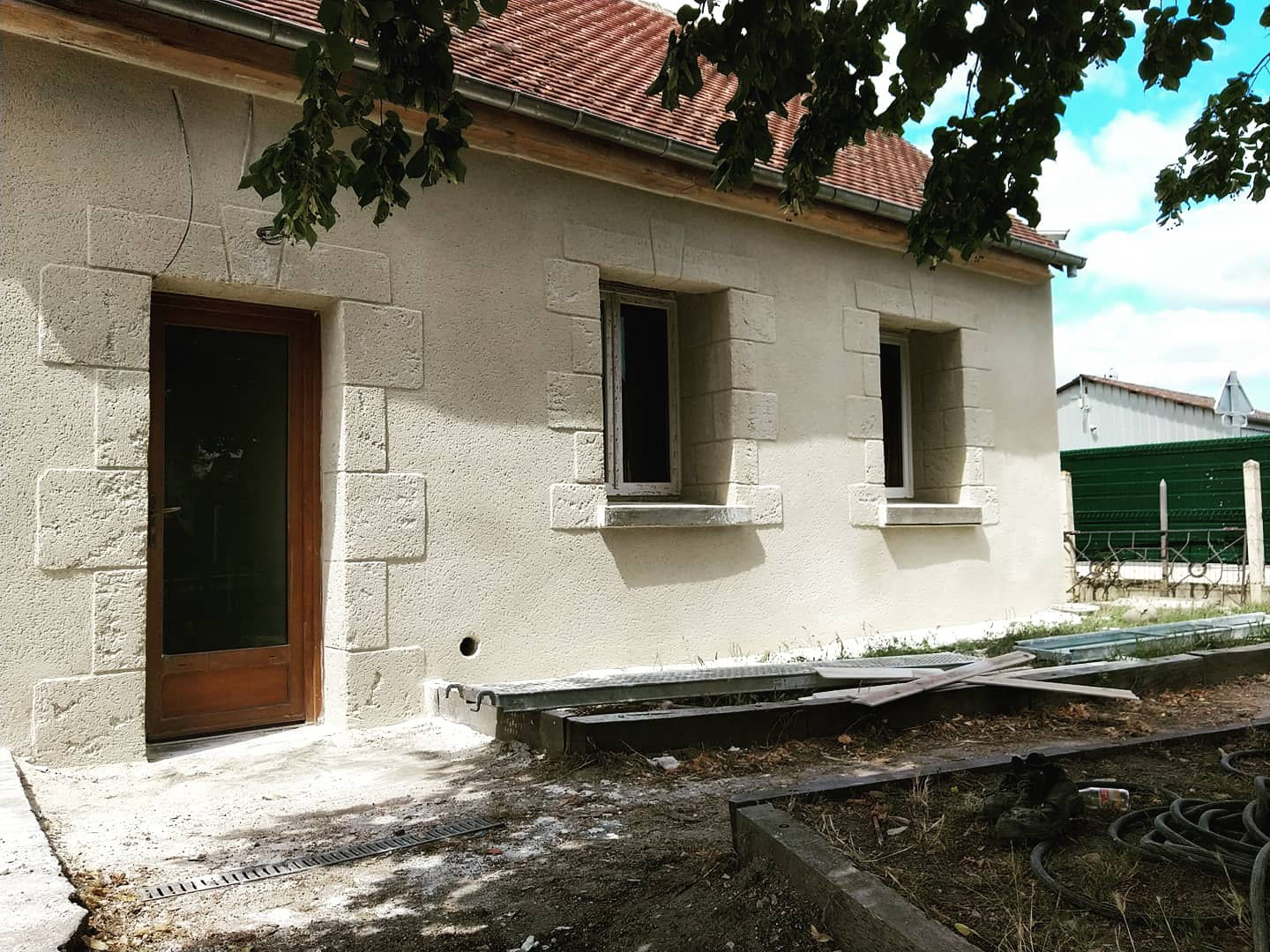 Maçonnerie générale, rénovation d'un pavillon