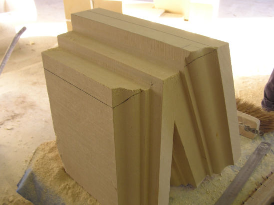 Sculptures de pierres pour parement décoratif intérieur