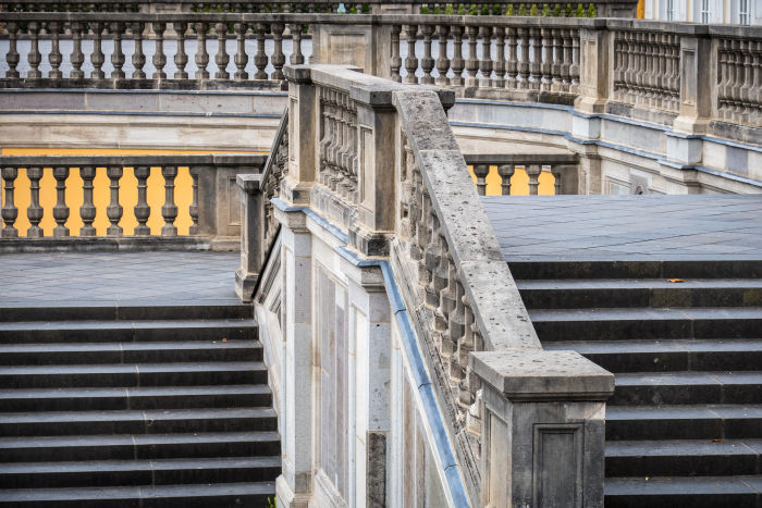 escaliers de pierres de type  - ERP