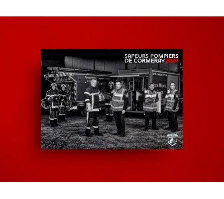 Visuel de pages intérieures du Calendrier Pompier Cormeray 2024-2025