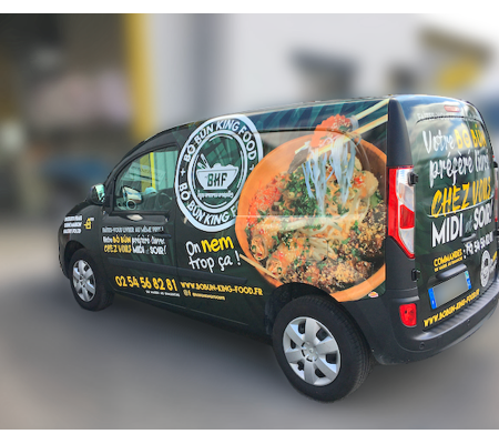 BòBún King Food : Création graphique des véhicules de la société