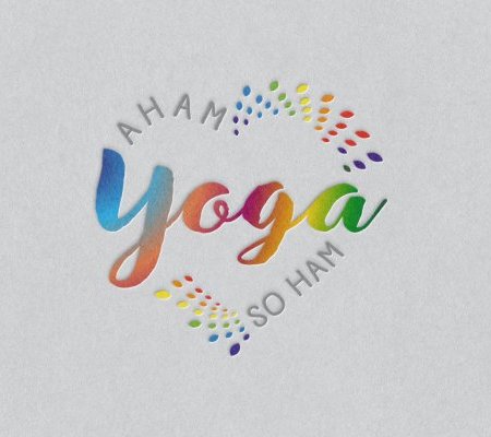 illustration de Logo AHAM SO HAM YOGA - Sarthe