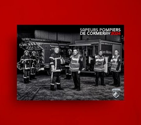 illustration de Calendrier Pompier Cormeray 2023-2024