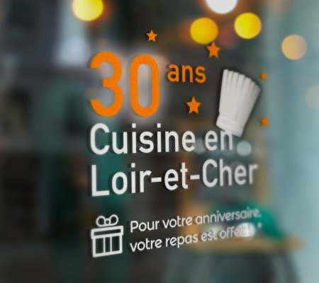illustration de Logo 30 ans de Cuisine en Loir-et-Cher - Blois