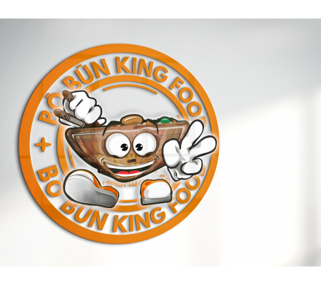 Mascotte enfant Bòbún King Food