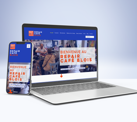 illustration de Création site web associatif : Repair Café Blois