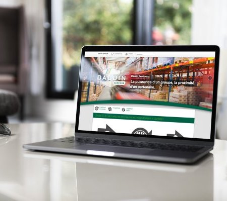 illustration de Site web Daudin Services, Daudin groupe