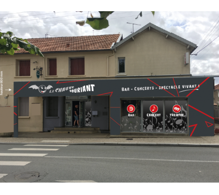 Enseignes et façades Le Chauve Souriant - Poitiers