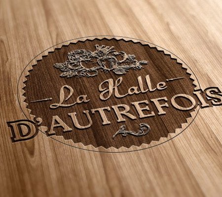 illustration de Création du logo de La Halle d'Autrefois - Saint-Gervais-la-Forêt