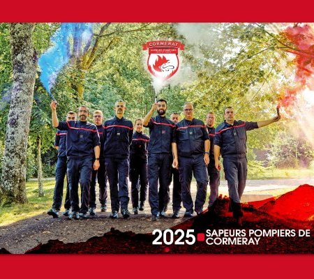 illustration de Calendrier Pompier Cormeray 2024-2025