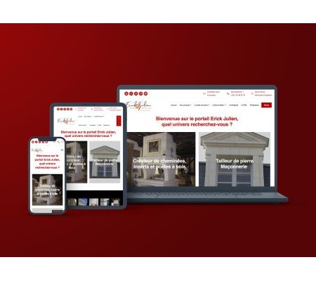 Capture d'écran d'un page type de produit