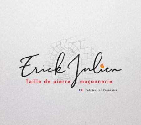 Création Logotype Erick Julien - tailleur de pierre et maçonnerie (…)
