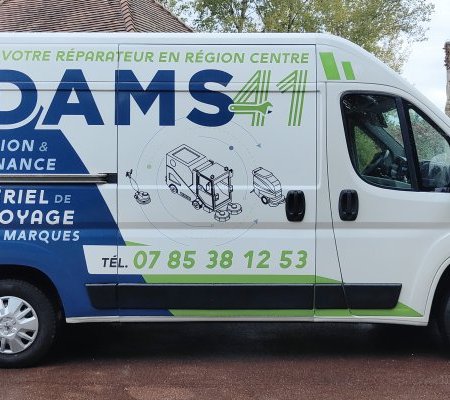 illustration de Dams41 : Création graphique du covering du véhicule de la société